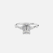  The Naomi Emerald Lab Diamond Ring 18k White Gold 001