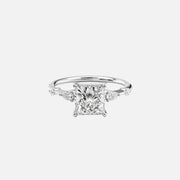  The Naomi Princess Lab Diamond Ring 18k White Gold 001