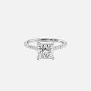 The Natasha Princess Pave Moissanite Ring - KNT - Engagement Rings, Wedding Bands & Fine Jewelry