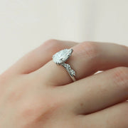  The Nova Pear Moissanite Ring 14k White Gold 004 Final