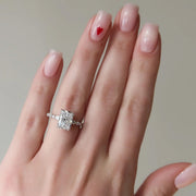  The Patricia Radiant Lab Diamond Ring 14k White Gold 004 Final