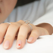  The Pave Ashley Round Lab Diamond Ring 14k White Gold 005 Final