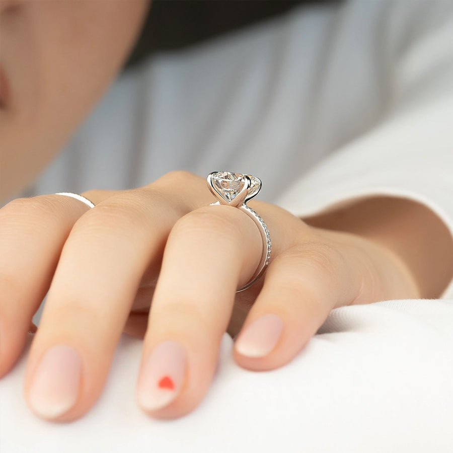  The Pave Ashley Round Lab Diamond Ring 18k White Gold 005 Final