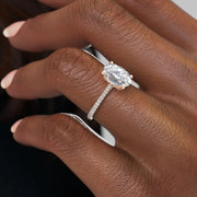  The Pave Claire Oval Lab Diamond Ring 18k Rose Gold 005 Final