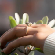  The Pave Crown Kamellie Radiant Moissanite Ring 18k Yellow Gold 004 Final
