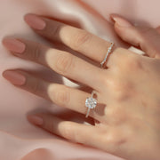  The Pave Kamellie Cushion Lab Diamond Ring 18k Rose Gold 004 Final