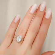  The Pave Kamellie Oval Lab Diamond Ring 14k Rose Gold 004 Final