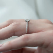  The Pave Lexie Radiant Lab Diamond Ring 18k White Gold 004 Final