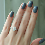  The Pave Maia Oval Lab Diamond Ring 14k White Gold 004 Final