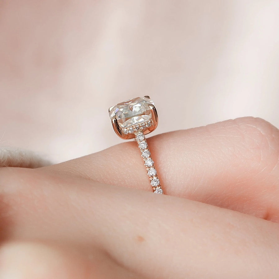  The Pave Natalie Cushion Moissanite Ring 14k Rose Gold 004 Final
