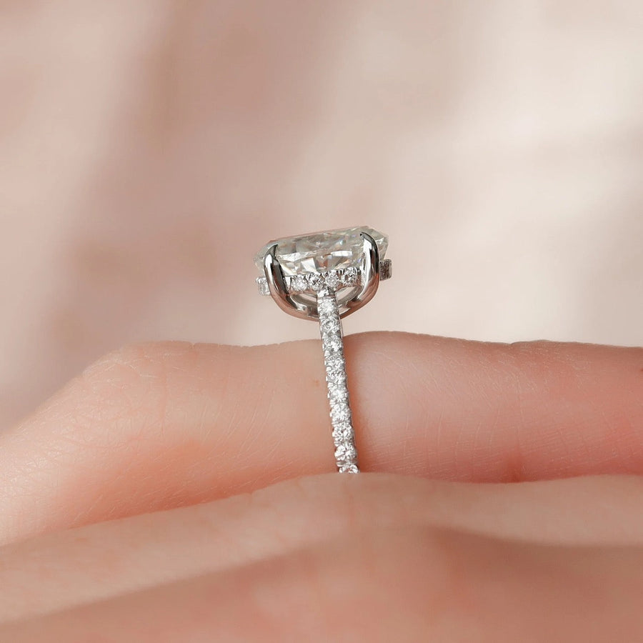 The Pave Natalie Oval Moissanite Ring 14k White Gold 004 Final