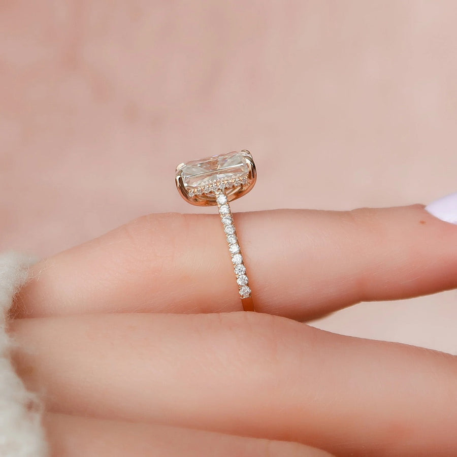  The Pave Natalie Radiant Moissanite Ring 18k Rose Gold 004 Final