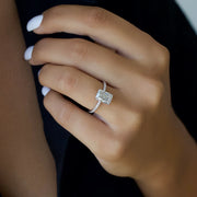  The Pave Nelly Radiant Lab Diamond Ring 14k White Gold 003 Final