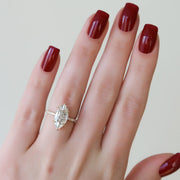  The Pave Sarah Marquise Lab Diamond Ring 14k Yellow Gold 003 Final