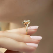 The Pave Skyler Radiant Lab Diamond Ring 14k Yellow Gold 004 Final