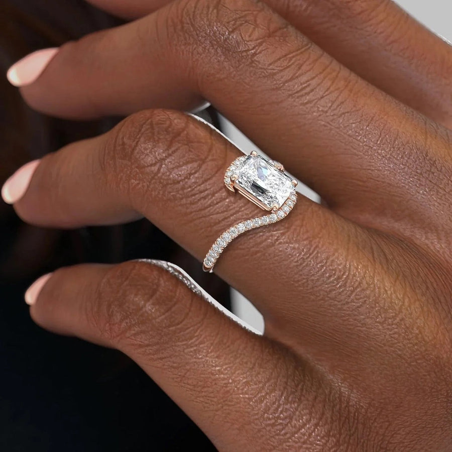  The Pave Skyler Radiant Lab Diamond Ring 18k Rose Gold 004 Final