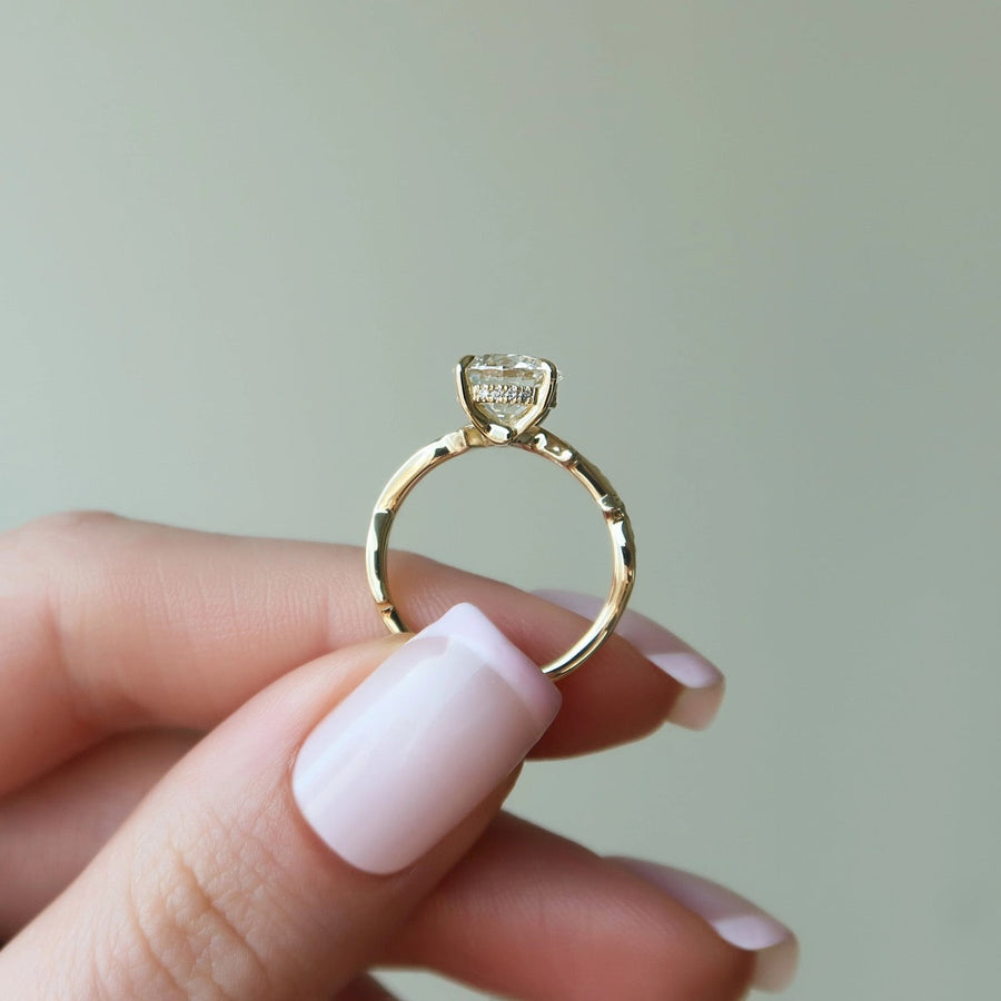  The Pave Twig Round Lab Diamond Ring 14k Yellow Gold 5 Final