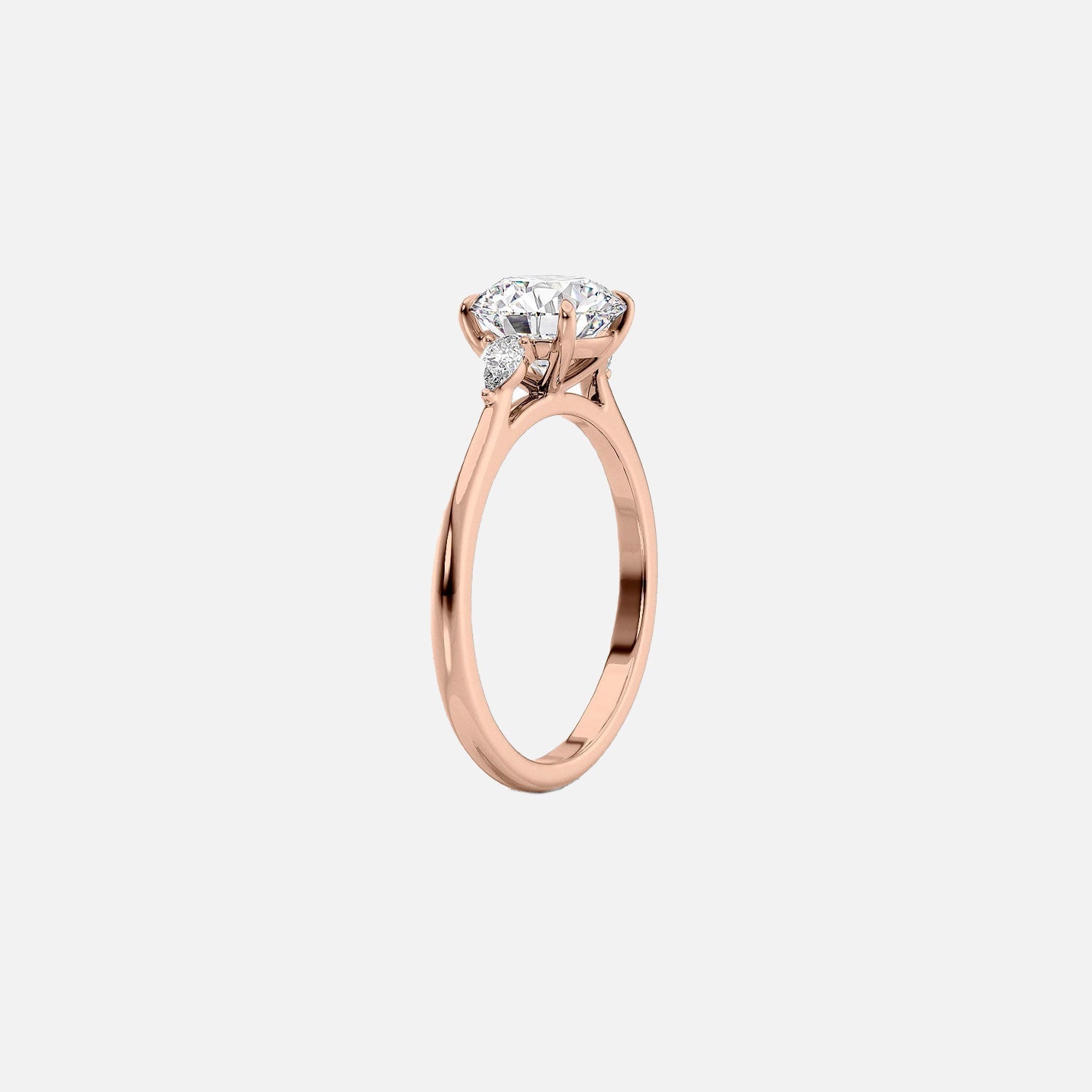 The Pears Liv Pear Lab Diamond Ring 14k Rose Gold 002
