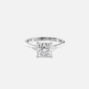  The Pears Liv Princess Moissanite Ring 18k White Gold 001
