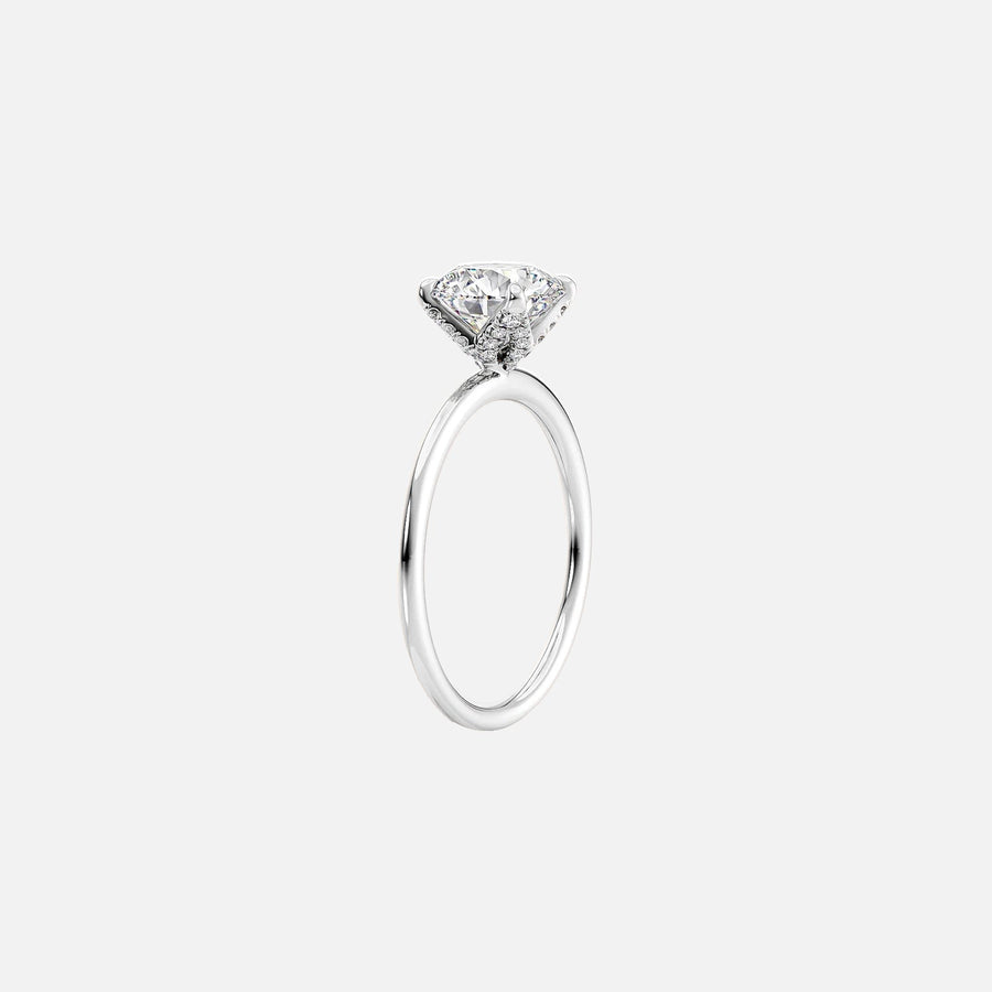The Petal Pear Solitaire Moissanite Ring - KNT - Engagement Rings, Wedding Bands & Fine Jewelry