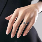 The Petal Pear Solitaire Moissanite Ring - KNT - Engagement Rings, Wedding Bands & Fine Jewelry