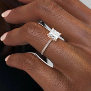 The Petal Princess Pave Moissanite Ring - KNT - Engagement Rings, Wedding Bands & Fine Jewelry