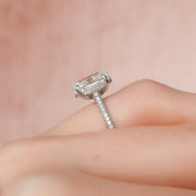  The Rachel Oval Moissanite Ring 14k White Gold 004 Final