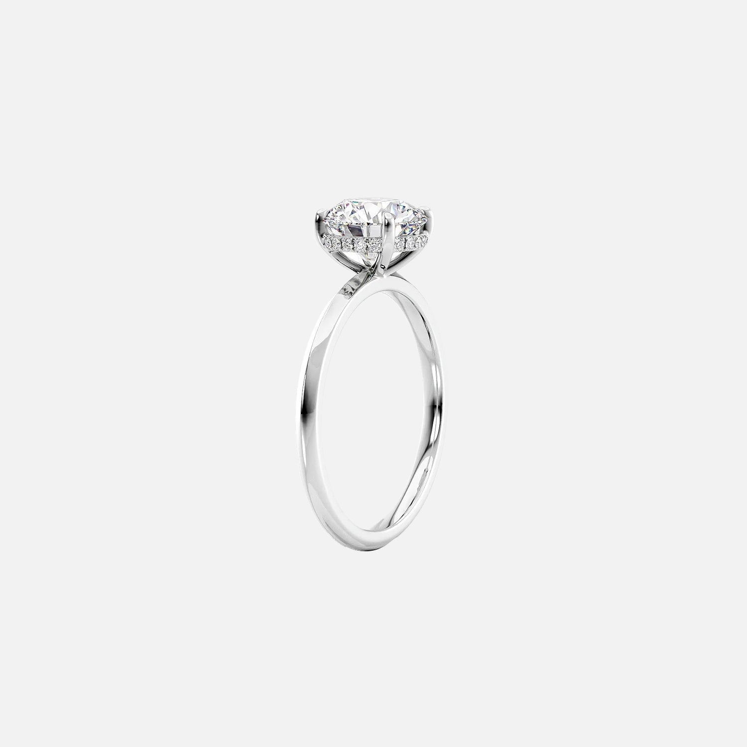 The Razor Cushion Solitaire Moissanite Ring - KNT - Engagement Rings, Wedding Bands & Fine Jewelry