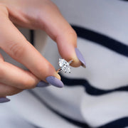  The Razor Kamellie Marquise Moissanite Ring 18k White Gold 003