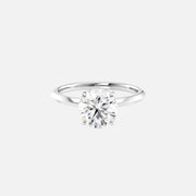  The Razor Kamellie Round Lab Diamond Ring 14k White Gold 001