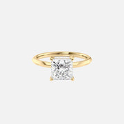 The Razor Princess Solitaire Moissanite Ring - KNT - Engagement Rings, Wedding Bands & Fine Jewelry