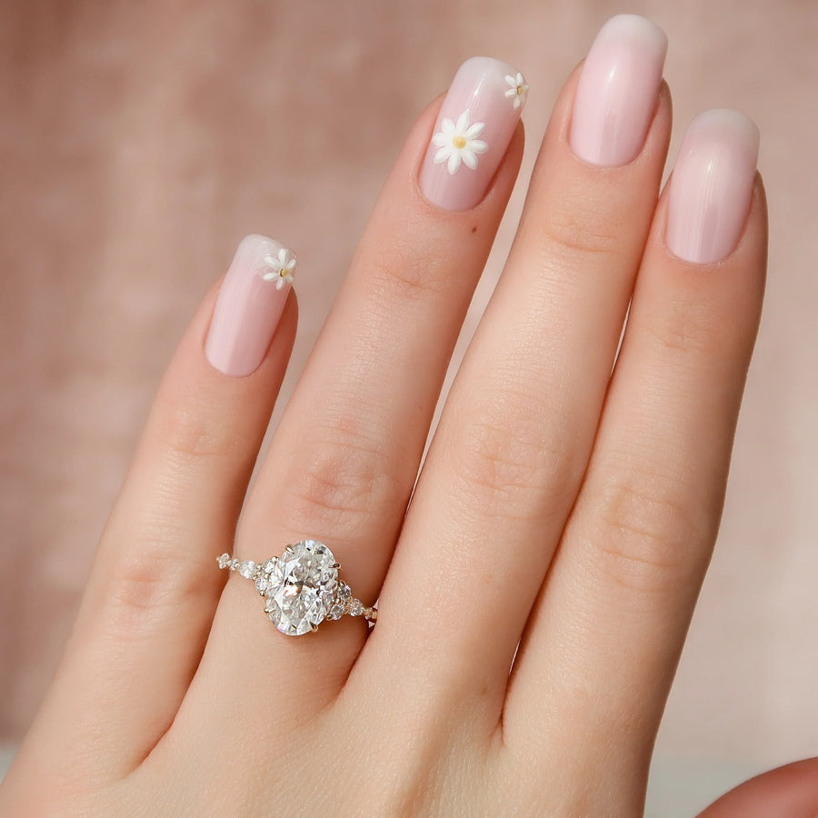 The Round Kristen Oval Lab Diamond Ring 18k Yellow Gold 003 Final