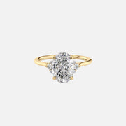  The Scarlett Oval Lab Diamond Ring 18k Yellow Gold 001