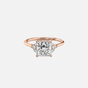  The Scarlett Princess Lab Diamond Ring 14k Rose Gold 001