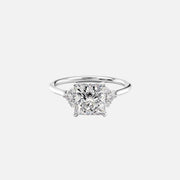  The Scarlett Princess Lab Diamond Ring 18k White Gold 001