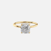 The Selena Cushion Solitaire Moissanite Ring - KNT - Engagement Rings, Wedding Bands & Fine Jewelry