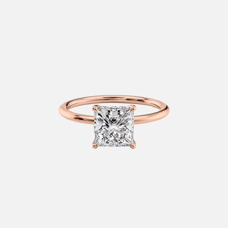 The Selena Princess Solitaire Moissanite Ring - KNT - Engagement Rings, Wedding Bands & Fine Jewelry