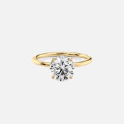 The Selena Round Solitaire Moissanite Ring - KNT - Engagement Rings, Wedding Bands & Fine Jewelry