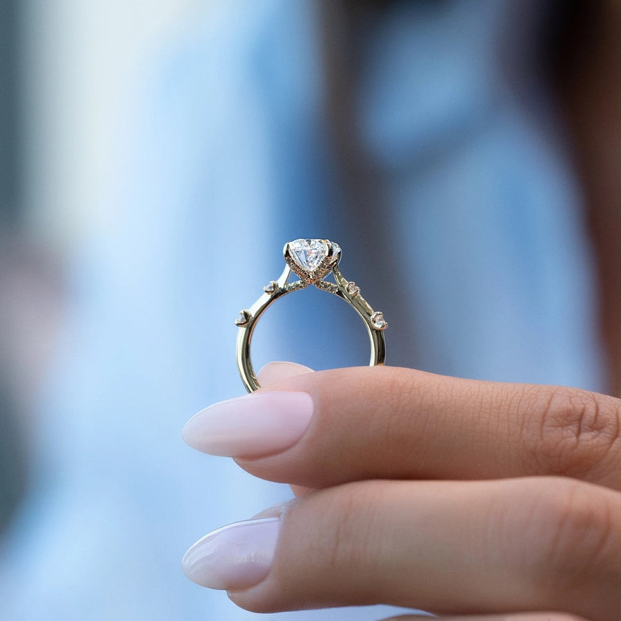  The Serena Oval Moissanite Ring 18k Yellow Gold 005 Final