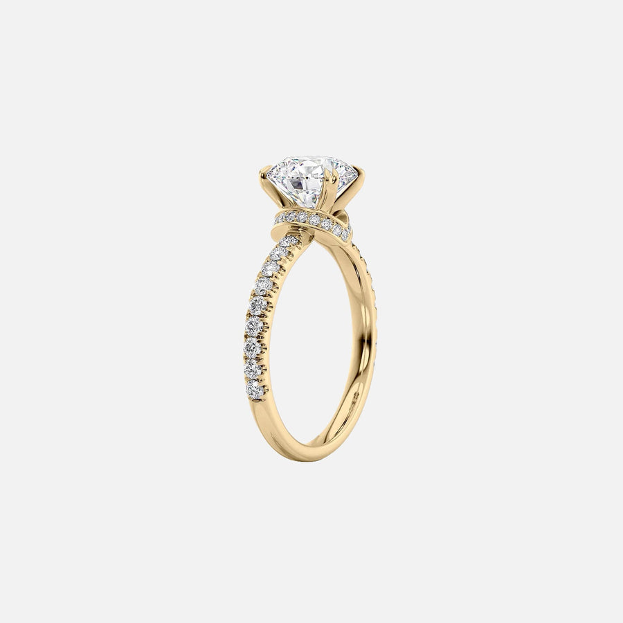 The Sia Emerald Pave Moissanite Ring - KNT - Engagement Rings, Wedding Bands & Fine Jewelry