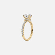 The Sia Emerald Pave Moissanite Ring - KNT - Engagement Rings, Wedding Bands & Fine Jewelry