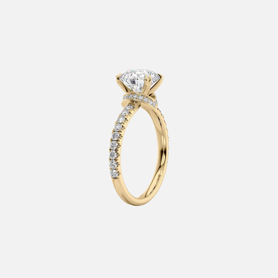 The Sia Princess Pave Moissanite Ring - KNT - Engagement Rings, Wedding Bands & Fine Jewelry