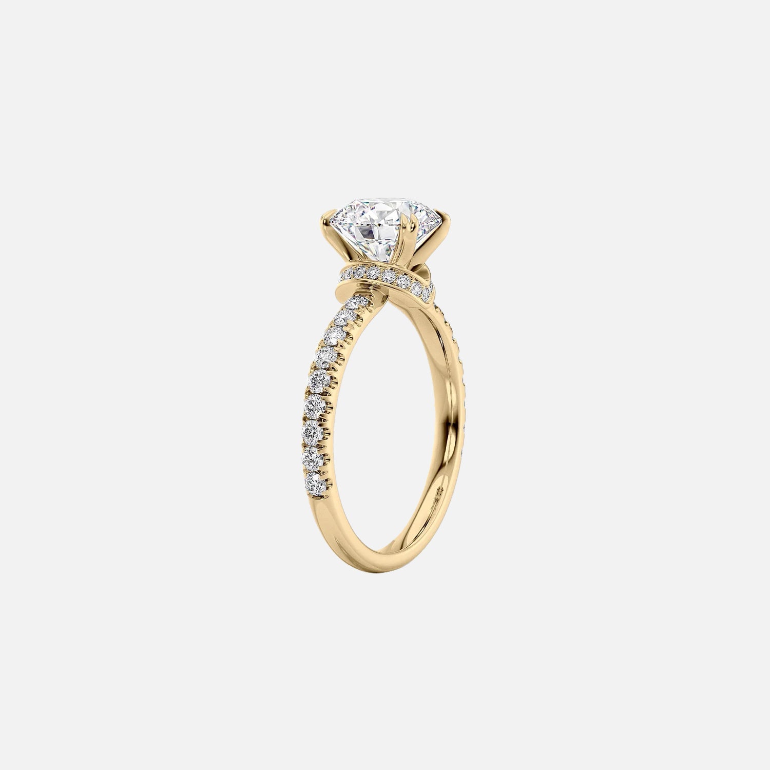  The Sofia Oval Lab Diamond Ring 14k Yellow Gold 002