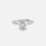  The Sofia Oval Lab Diamond Ring 18k White Gold 001