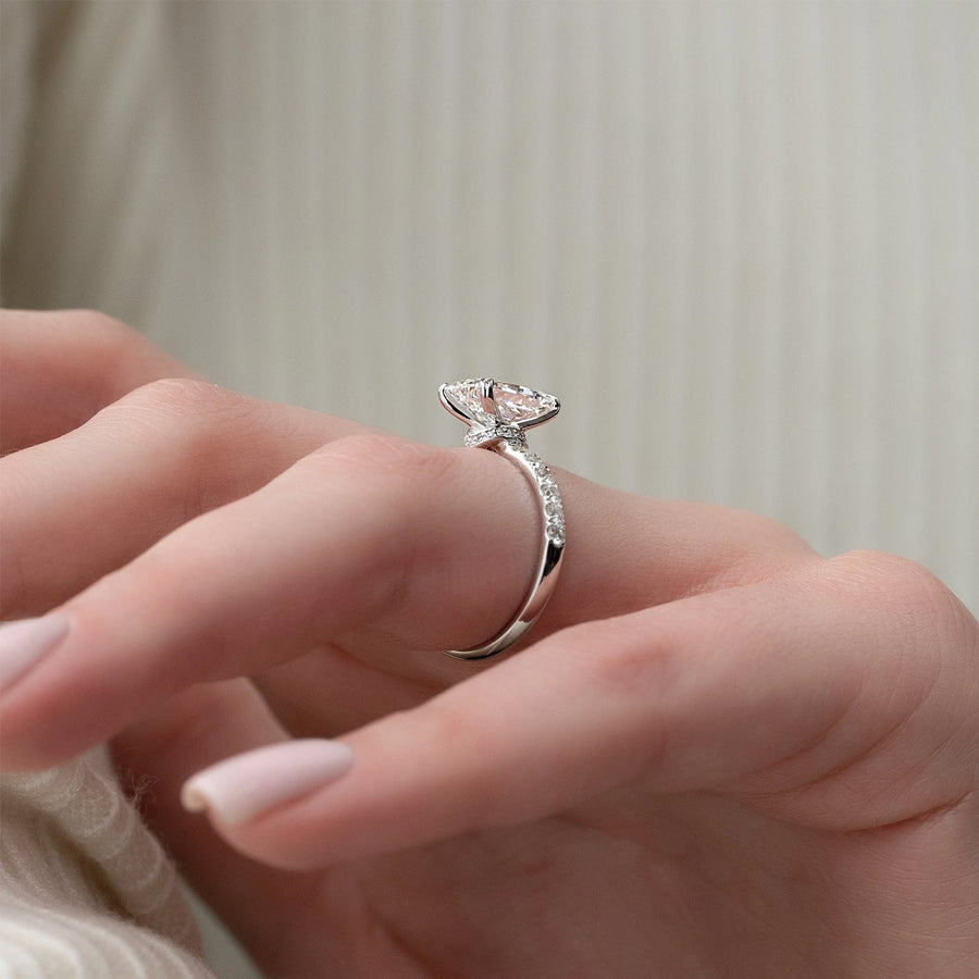  The Sofia Radiant Moissanite Ring 18k White Gold 005 Final