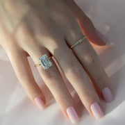  The Solitaire Alex Emerald Moissanite Ring 18k Yellow Gold 003 Final