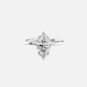  The Solitaire Alison Marquise Lab Diamond Ring 18k White Gold 001