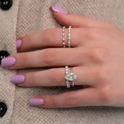  The Solitaire Alison Pear Moissanite Ring 18k White Gold 003