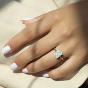  The Solitaire Alison Radiant Lab Diamond Ring 14k Rose Gold 003