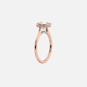  The Solitaire Charlotte Oval Lab Diamond Ring 14k Rose Gold 002